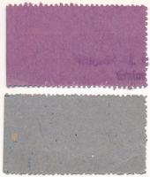 Diósgyőr ~1946. 1.000.000P + 10.000.000P "Diósgyőri Állami Vas- és Acélgyár" hiteljegy bél...