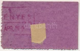 Diósgyőr ~1946. 1.000.000P "Diósgyőri Állami Vas- és Acélgyár" hiteljegy bélyegzésekkel T:...