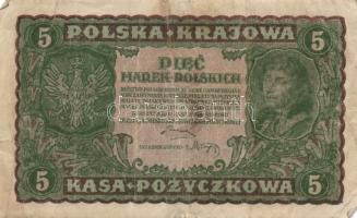 Lengyelország 1919. 5M, 20M, 100M T:III,III/IV