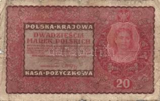 Lengyelország 1919. 5M, 20M, 100M T:III,III/IV