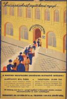 cca 1930 Magyar Vasúttársaság legrégibb biztosító intézetének reklám nyomtatványa litho borítóval 24p.