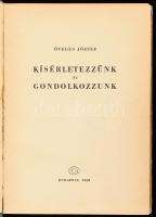 Öveges József 2 db könyve: A legújabb kor fizikája. Bp., 1951, Művelt Nép. Első kiadás. Kiadói félvá...