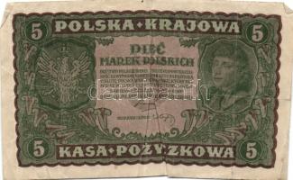 Lengyelország 1919. 5M, 20M, 100M T:III,III/IV