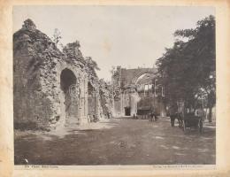 cca 189 Fiume ruine castua nagy méretű fotó Stengel, sarka sérült 33x26 cm / Large photo corner damaged