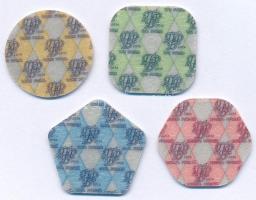 Dnyeszter-menti Köztársaság 2014. 1R + 3R + 5R + 10R T:UNC
Transnistria 2014. 1 Rouble + 3 Roubles ...