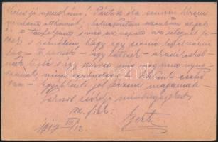 Field postcard "M. Kir. (...)" + "TP 417" Tábori posta levelezőlap "M. Kir....