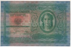 1912. 100K "2386 66803", piros "MAGYARORSZÁG" felülbélyegzéssel T:UNC,AU
Adamo ...