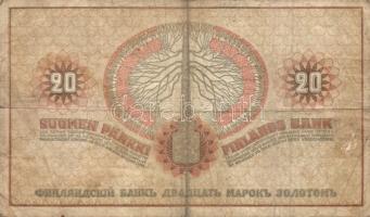 Finnország/orosz adminisztráció 1909. 20M T:III