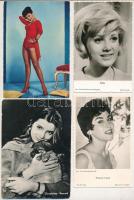 Több mint 60 db nagyrészt modern színészfotó, fotólap, többnyire külföldi sztárok, énekesek, néhány ...