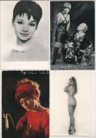 Több mint 60 db nagyrészt modern színészfotó, fotólap, többnyire külföldi sztárok, énekesek, néhány ...