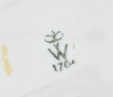 Wallendorf primadonna, biszkvit és mázas porcelán, jelzéssel, kis kopottsággal, m: 18 cm