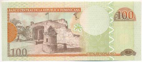 Dominikai Köztársaság 2003. 100P T:UNC
Dominican Republic 2003. 100 Pesos Oro C:UNC
Krause P#171c