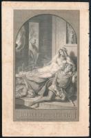 cca 1840 Shakespeare 5 db művét bemutató acélmetszet 8,5x14 cm