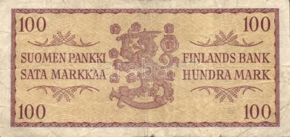 Finnország 1957. 100M T:III + 1963. 1M T:I