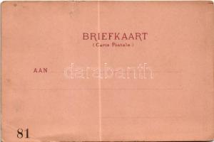 Souvenir Wereld Tentoonstelling Amsterdam 1895. Uitgang oud Holland, Blooker's Cacao Kiosk / Am...