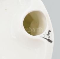 Német madárpár porcelán figura. Sorszámozott, hibátlan, m: 11 cm