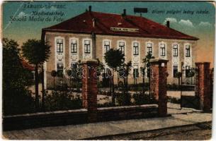 1924 Kézdivásárhely, Targu Secuiesc; M. kir. állami polgári leány iskola / Scoala Medie de Fete / girl school (EB)