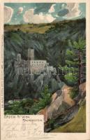 Baden castle litho s: Raoul Frank