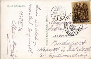 Ungvár, Uzshorod, Uzhhorod, Uzhorod; Celkovy pohled / látkép / general view + "1938 Ungvár viss...