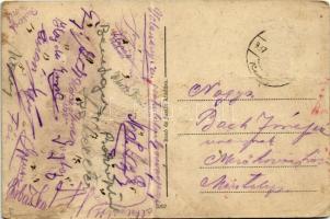 1937 Csongrád, Magyar Király szálloda, autók, Regner gépraktár, üzletek. Bozó és Justin kiadása (Rb)