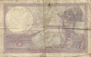 Franciaország 1922.9.13. 5Fr T:III/IV