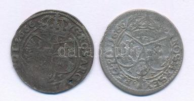 Lengyelország 1666AT 6gr Ag "II. János Kázmér" (2db) T:VF,F
Poland 1666AT 6 Groszy Ag &qu...