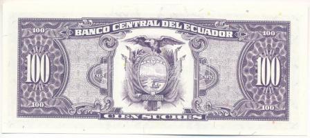Ecuador 1997. 100S T:UNC
Ecuador 1997. 100 Sucres C:UNC
Krause P#123Ad