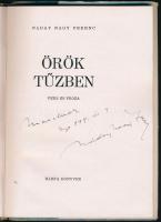 Náday Nagy Ferenc: Örök tűzben. Vers és próza. (DEDIKÁLT). Hárfa Könyvek. Bp., 1944, Gonda Könyvkiad...