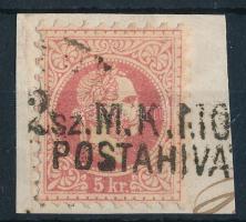 1867 5kr 2. SZ. mozgóposta bélyegzéssel