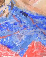 Monica Vincent Hunter (-): Női akt. Olaj, papír, farostra kasírozva. Jelzés nélkül. 51x41 cm