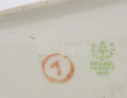 Hollóházi bohócpár. Jelzett, hibátlan, m: 21,5 cm