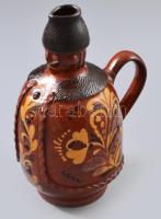 Férfi figurális korsó. Dél-Alföld, jelzés nélkül, minimális kopással, m: 21,5 cm