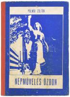 Pálmai Zoltán: Népművelés Ózdon. (DEDIKÁLT). Ózd, 1970, Ózdi Népművelési Intézmények Igazgatósága. Fekete-fehér képekkel illusztrálva. Kiadói félvászon-kötés, kissé viseltes, kopottas borítóval, a hátsó borító kissé sérült, foltos, helyenként kissé foltos lapokkal. A szerző által DEDIKÁLT példány. + 1932 Meghívó az ózdi gyári Olvasó-Egylet művelődési előadással egybekötött táncmulatságára, plakát, hajtva, sérülésekkel, 62x47 cm