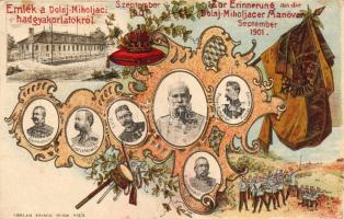 Erinn. an die Dolnj - Miholjacer Manöver Litho