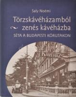 Saly Noémi: Törzskávéházamból zenés kávéházba. Séta a budapesti körutakon. Bp., 2005, Osiris. Kiadói kartonált kötés, papír védőborítóval, jó állapotban.