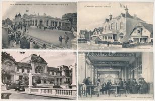 17 db RÉGI francia képeslap: kaszinó, belsők / 17 pre-1945 French postcards: casinos, interior