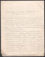 cca 1780-1850 7 darabos levélgyűjtemény magánlevelek, vallomások, stb, Léva, Bicske, stb, magyar nye...