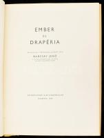 Barcsay Jenő: Ember és drapéria. Bp., 1958, Képzőművészeti Alap. Első kiadás. Kiadói egészvászon köt...