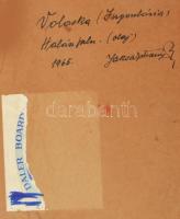 Jaksa István (1894-1982): Vitorlások (Voloska, Jugoszlávia), 1965. Olaj, karton, jelzett, hátoldalán...