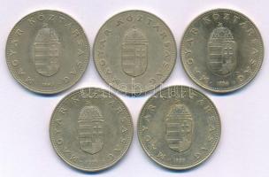 1993-1995. 100Ft Cu-Ni-Zn (5db, 3xklf) T:XF,VF patina