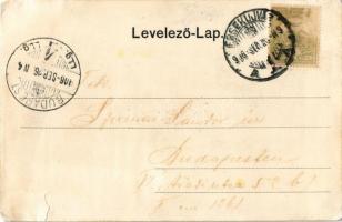 1906 Érsekújvár, Nové Zámky; Polgári leányiskola. Adler F. kiadása / girls' school (b)