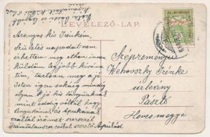 1915 Losonc, Lucenec; Vásár tér, Apolló mozgószínház, mozi. Filó Marcell kiadása / square, cinema (E...