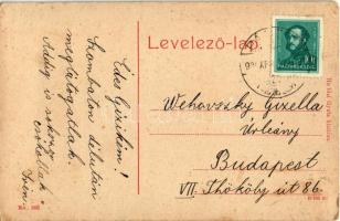 Pásztó, Gróf Almássy (Almásy) kastély parkja. Hollósi Gyula kiadása. (W.L. ?) No. 968. (EK)