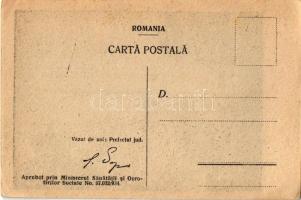 Romania, biserica. Aprobat prin Ministerul Sanatatii si Ocrotirilor Sociale No. 87032/934. / church ...