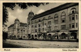 1941 Miskolc, Városi bérpaloták, Mayer kávézó, üzletek (EK)