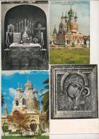 NICE, NIZZA: 12 db főleg MODERN francia képeslap az orosz ortodox templommal és belső nézetek / 12 m...
