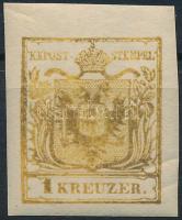 1850 1kr újnyomat / reprint (ránc / crease)