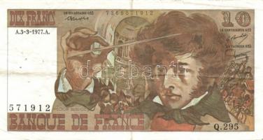 Franciaország 1977.3.3. 10Fr (2x) T:III