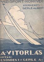 Csöndes István - Gerle Albert: A vitorlás. Budapest, 1935. Budai Nyomda. 136 + [4] p. + 1 táblázat (kihajtható: Balatoni kilométer-táblázat) + 1 térkép (a Balaton színes, kihajtható térképe a Balatonhoz vezető vasutak melléktérképével, hátoldalán ötnyelvű magyarázó szöveggel. Kiadja a M. Kir. Balatoni Intéző Bizottság, tervezte a M. Kir. Állami Térképészet). Egyetlen kiadás. Oldalszámozáson belül 40 egész oldalas és szövegközti fényképpel, ábrával illusztrált. ,,A könyvben látható hajókat és hajórajzokat Benacsek Jenő tervezte és készítette; építette: a Balatoni Hajózási Rt. Hajóépítő üzeme." Példányunk címlapján régi tulajdonosi névbejegyzés, a kötet végén a kihajtható táblázat egyik hajtása mentén berepedt. (Vízisport könyvek, 1-5. szám.) Fűzve, Márton Lajos rajzával illusztrált kiadói borítóban, jó példány.