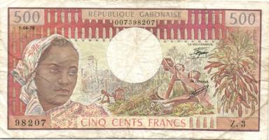 Gabon 1978. 500Fr T:III